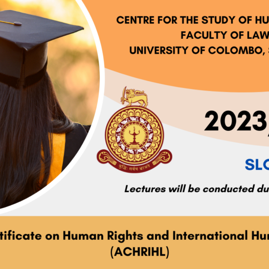 Advanced Certificate in Human Rights and International Humanitarian Law