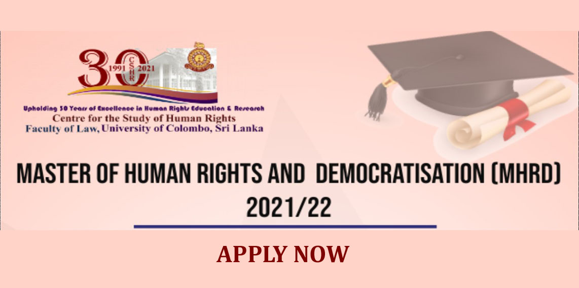 Calling For Applications Master Of Human Rights And Democratisation