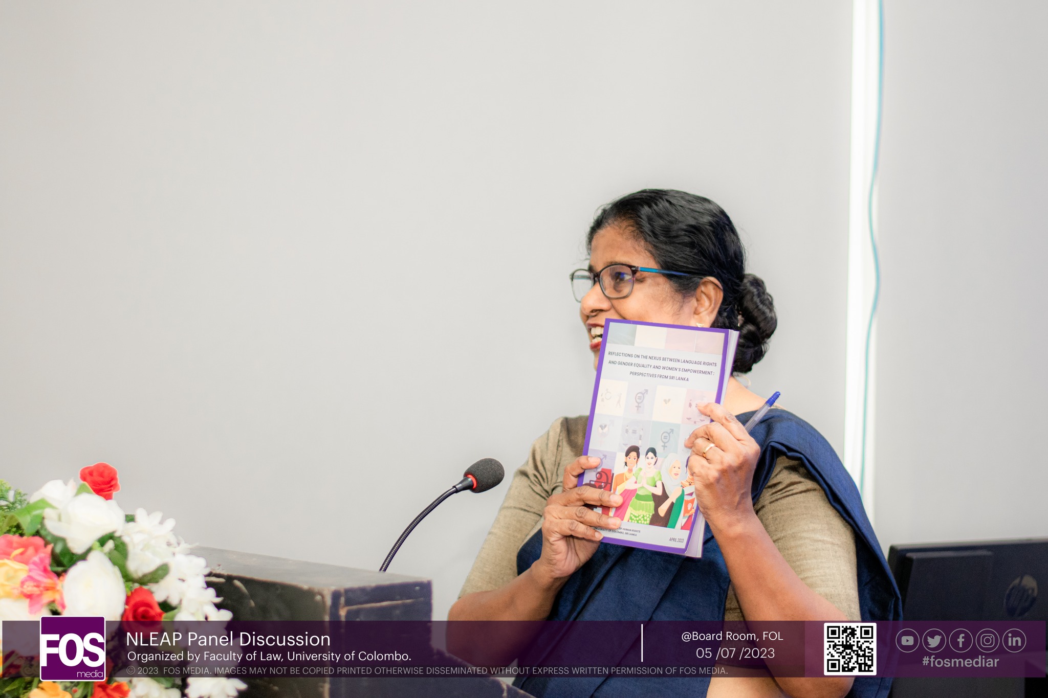 Panel Discussion on “REFLECTIONS ON THE NEXUS BETWEEN LANGUAGE RIGHTS AND GENDER EQUALITY AND WOMEN’S EMPOWERMENT: PERSPECTIVES FROM SRI LANKA”